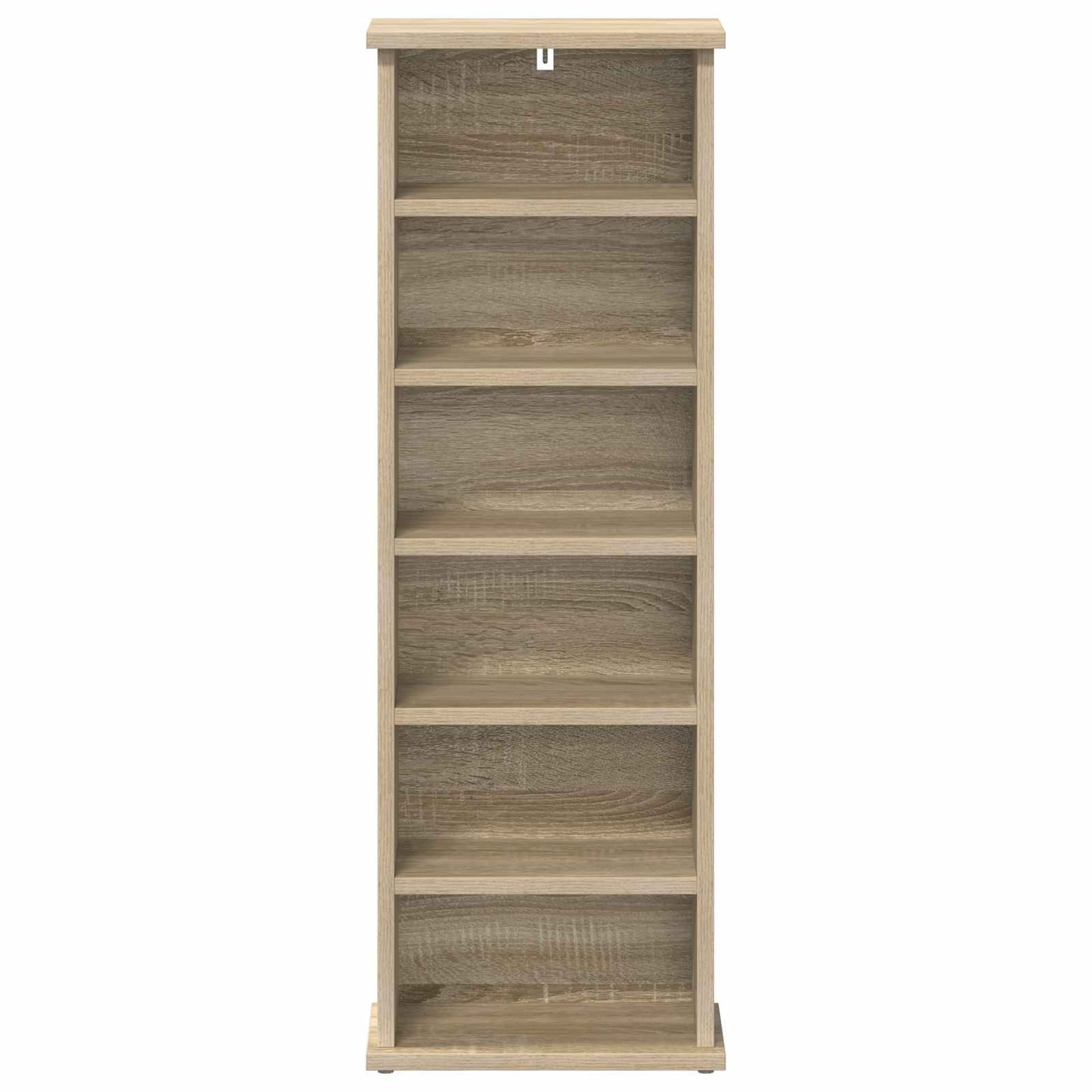 vidaXL CD Cabinet Sonoma Oak 32 x 17 x 92 cm Engineered Wood