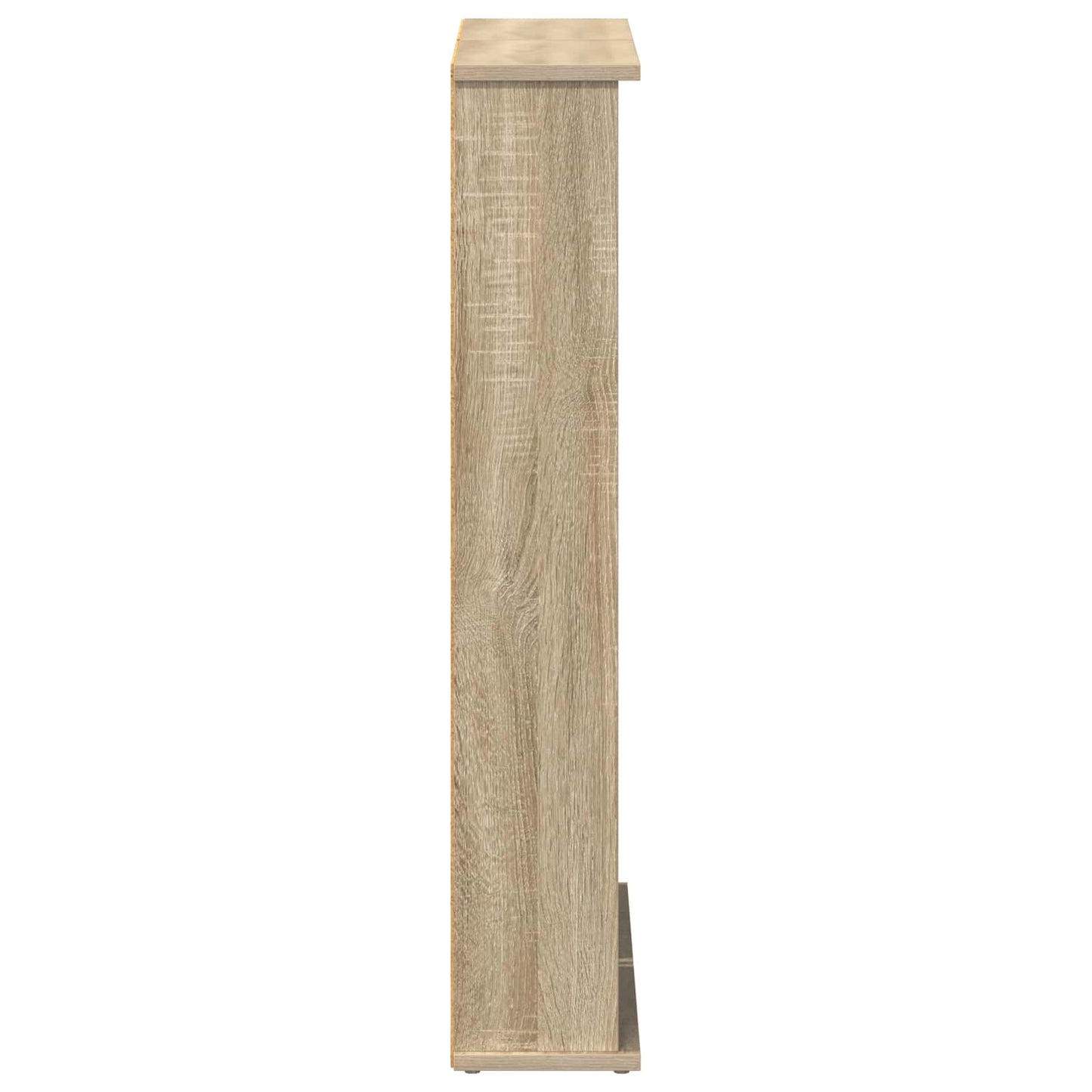 vidaXL CD Cabinet 2 pcs Sonoma Oak 32 x 17 x 92 cm Engineered Wood