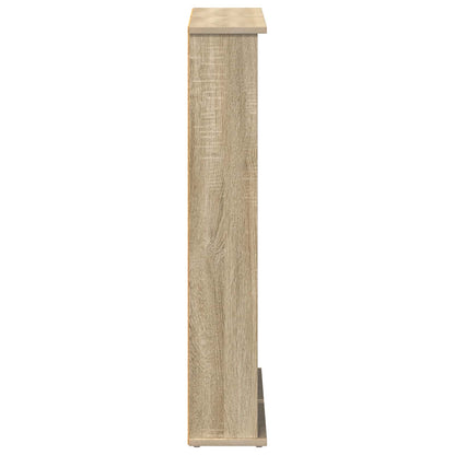 vidaXL CD Cabinet 2 pcs Sonoma Oak 32 x 17 x 92 cm Engineered Wood