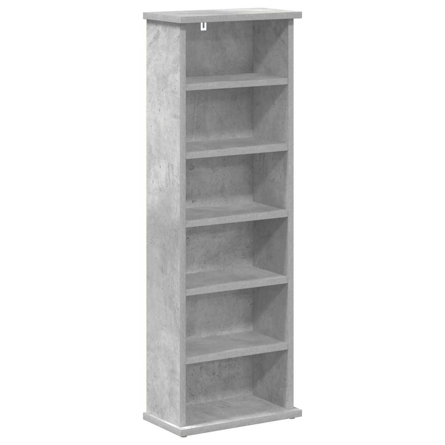 vidaXL CD Cabinet Concrete Grey 32 x 17 x 92 cm Engineered Wood