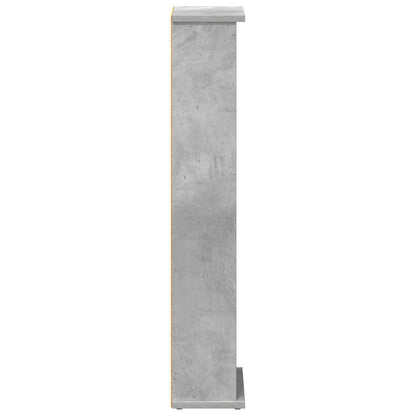 vidaXL CD Cabinet Concrete Grey 32 x 17 x 92 cm Engineered Wood