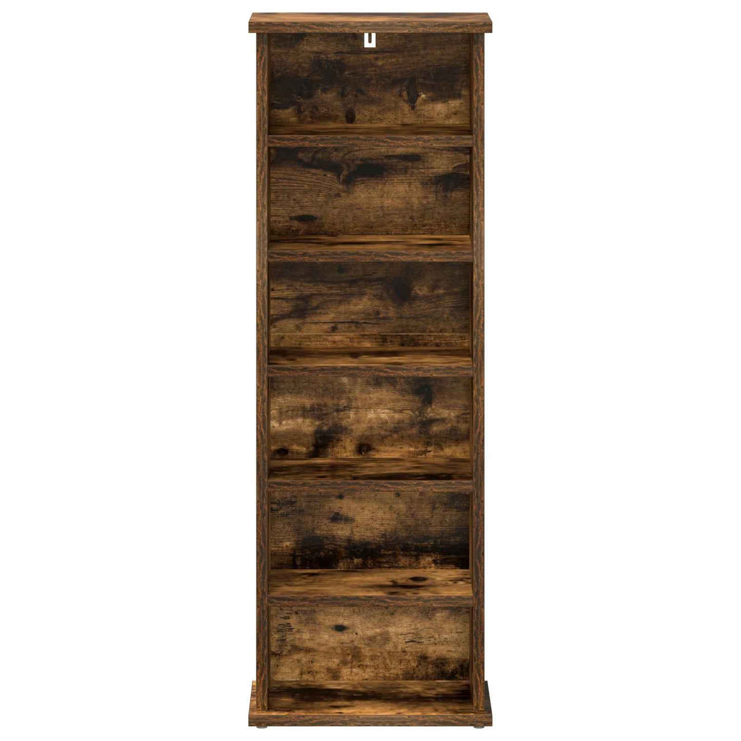 vidaXL CD Cabinet Smoked Oak 32 x 17 x 92 cm Engineered Wood