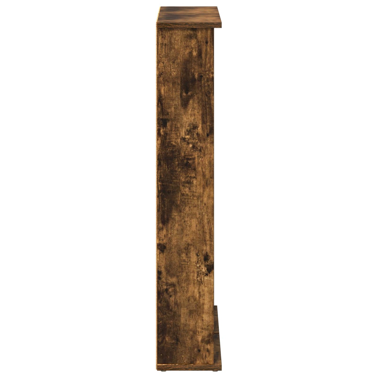 vidaXL CD Cabinet 2 pcs Smoked Oak 32 x 17 x 92 cm Engineered Wood