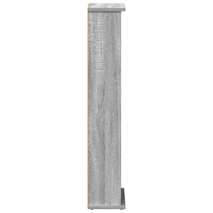 vidaXL CD Cabinet Grey Sonoma 32 x 17 x 92 cm Engineered Wood