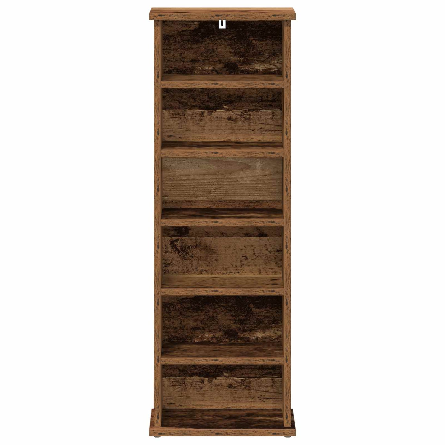 vidaXL CD Cabinet Oak Wood 32 x 17 x 92 cm Engineered Wood
