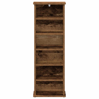 vidaXL CD Cabinet Oak Wood 32 x 17 x 92 cm Engineered Wood