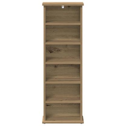 vidaXL CD Cabinet Artisan Oak 32 x 17 x 92 cm Engineered Wood