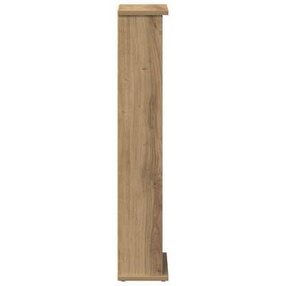 vidaXL CD Cabinet Artisan Oak 32 x 17 x 92 cm Engineered Wood