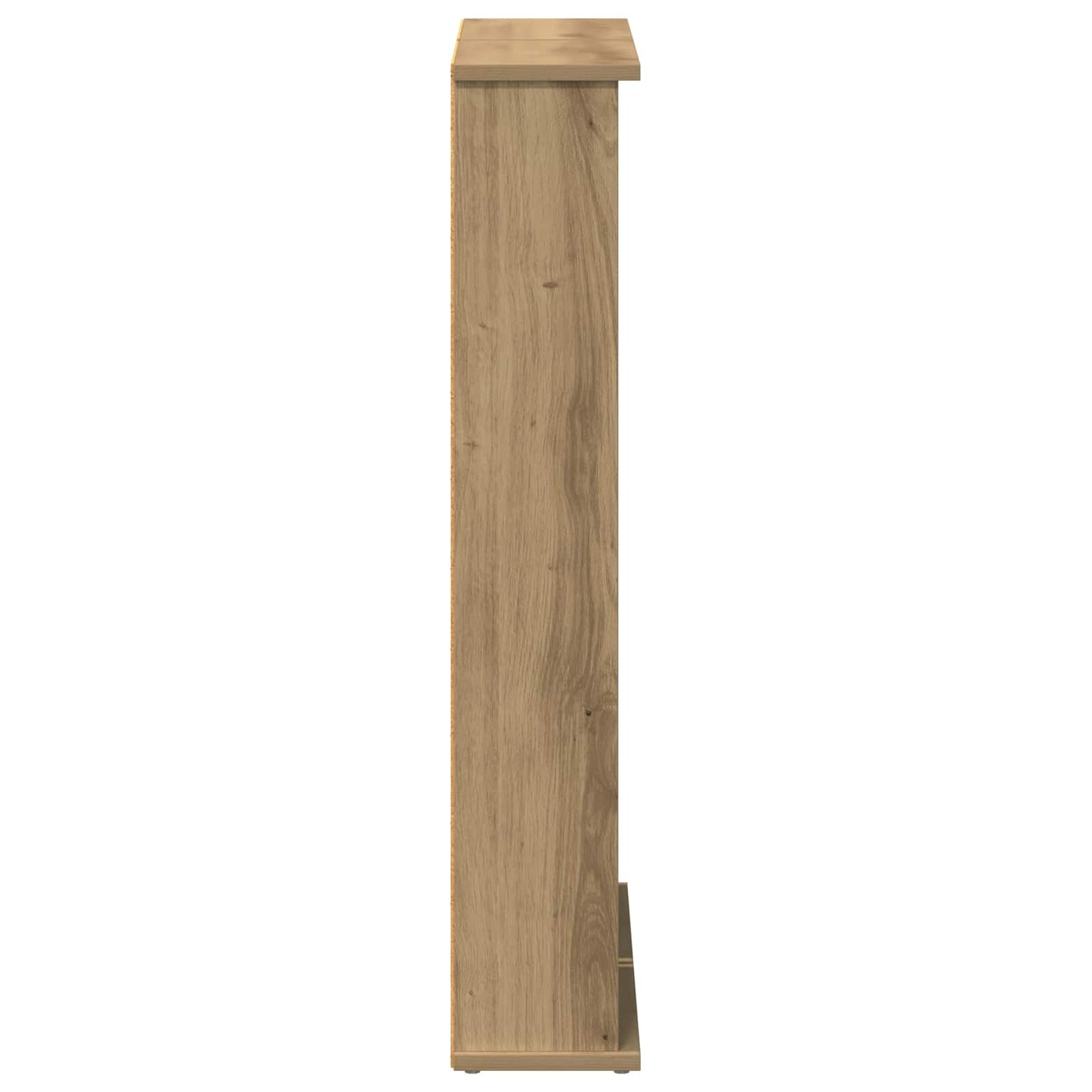 vidaXL CD Cabinet 2 pcs Artisan Oak 32 x 17 x 92 cm Engineered Wood