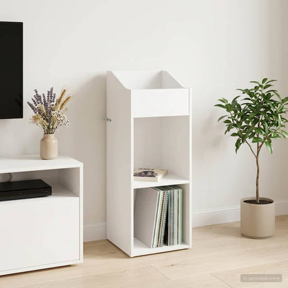 vidaXL Record Cabinet White 36 x 36 x 95.5 cm Engineered Wood