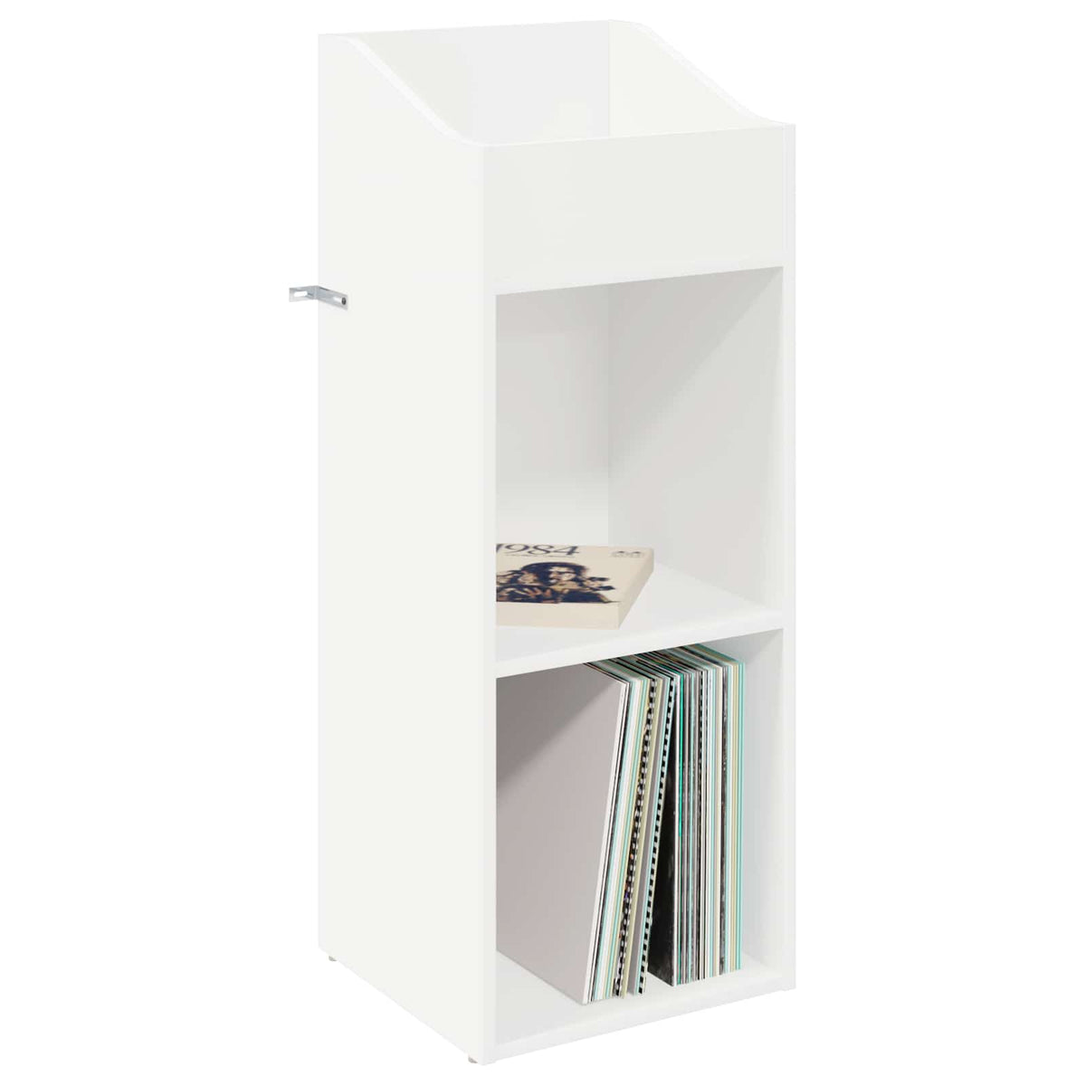 vidaXL Record Cabinet White 36 x 36 x 95.5 cm Engineered Wood