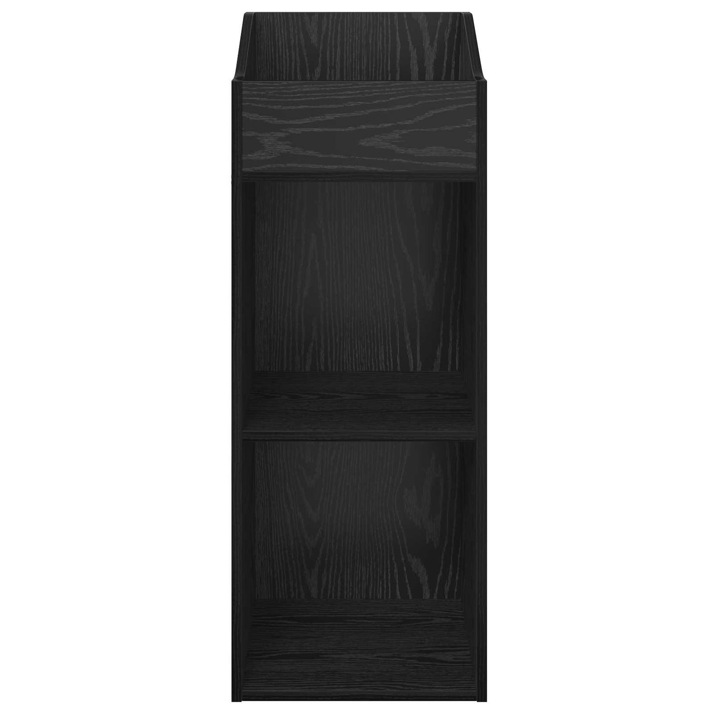 vidaXL Record Cabinet Black Oak 36 x 36 x 95.5 cm Engineered Wood