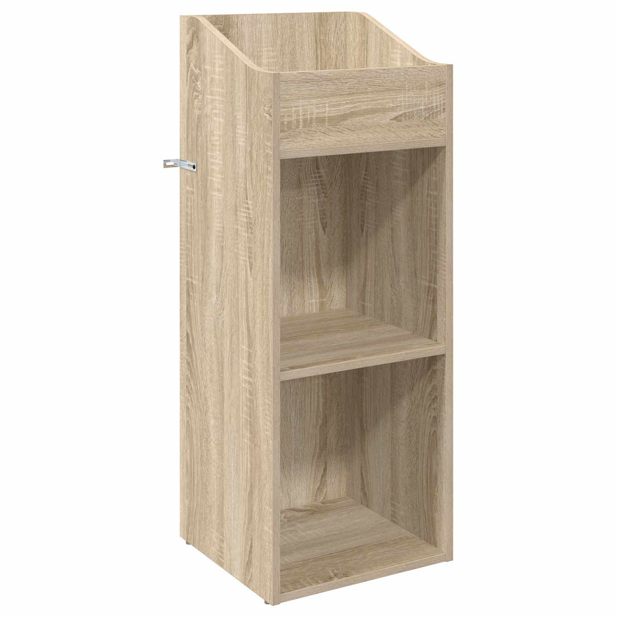 vidaXL Record Cabinet Sonoma Oak 36 x 36 x 95.5 cm Engineered Wood