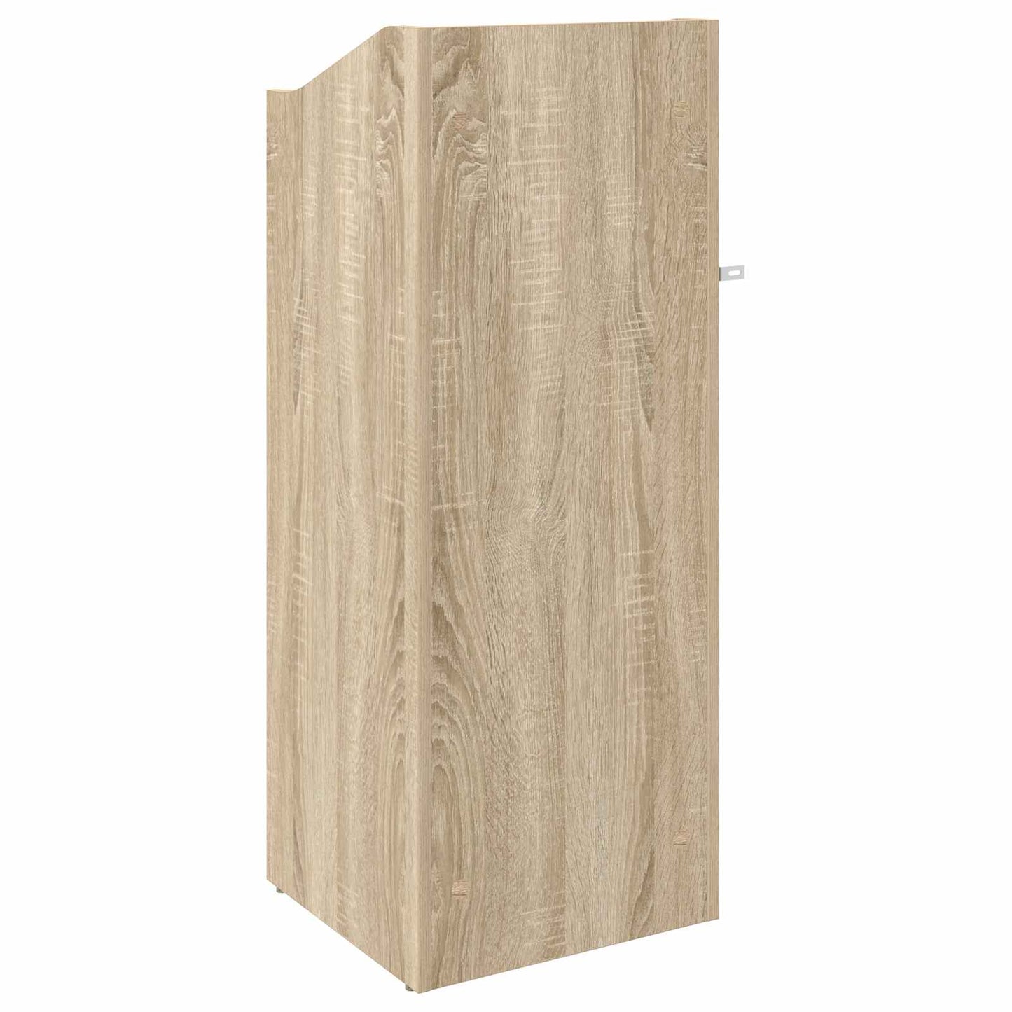 vidaXL Record Cabinet Sonoma Oak 36 x 36 x 95.5 cm Engineered Wood