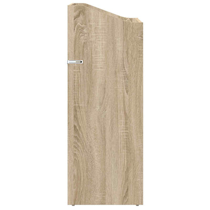 vidaXL Record Cabinet Sonoma Oak 36 x 36 x 95.5 cm Engineered Wood