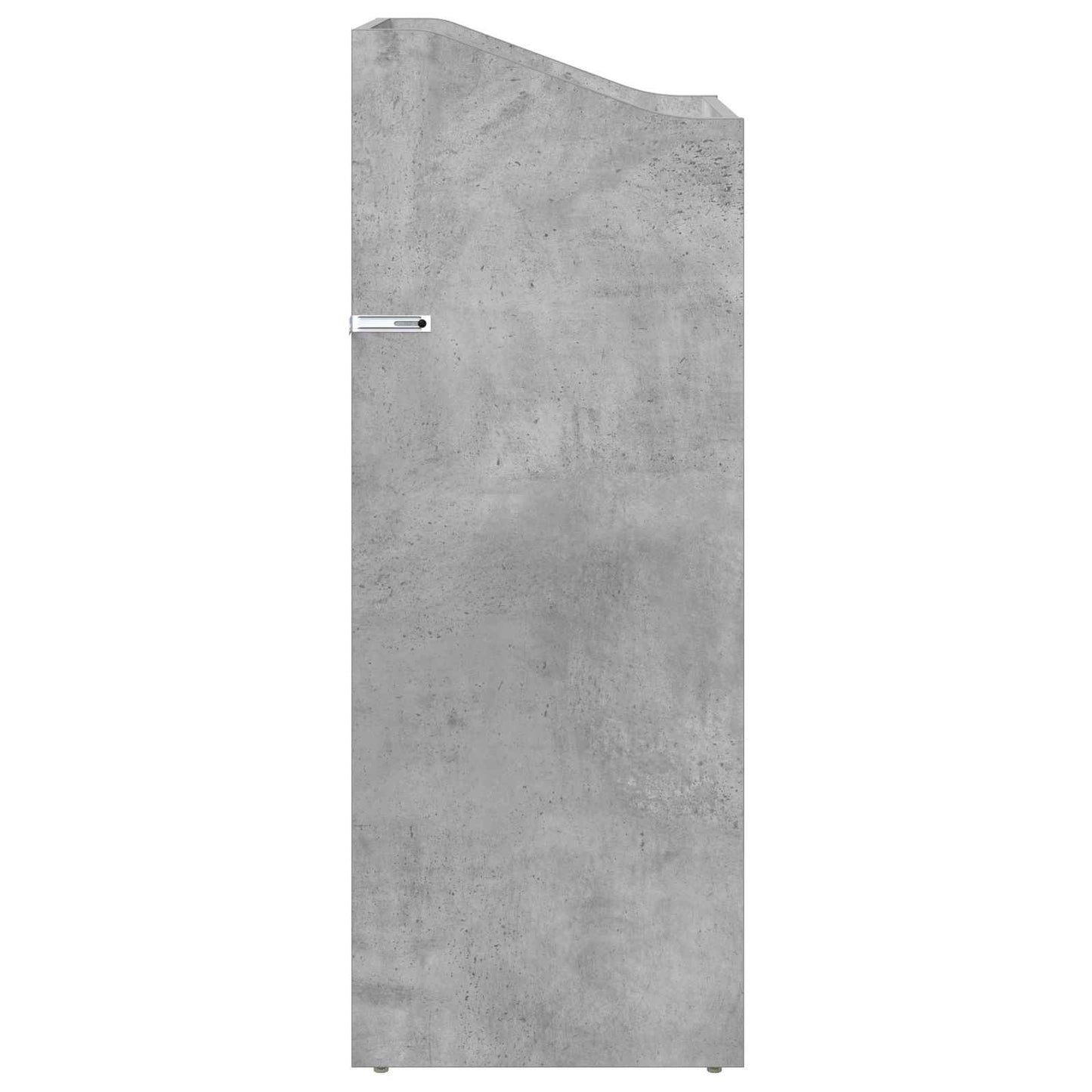 vidaXL Record Cabinet Concrete Grey 36 x 36 x 95.5 cm Engineered Wood