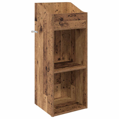 vidaXL Record Cabinet Old Wood 36 x 36 x 95.5 cm Engineered Wood