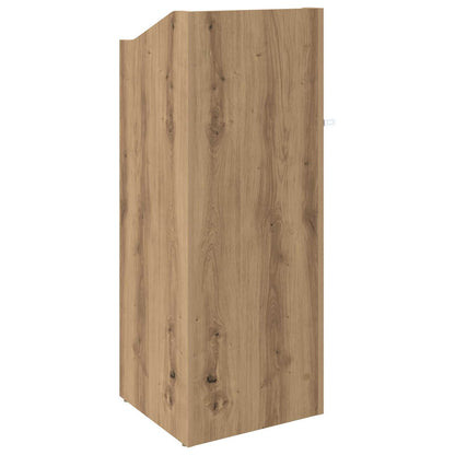 vidaXL Record Cabinet Artisan Oak 36 x 36 x 95.5 cm Engineered Wood