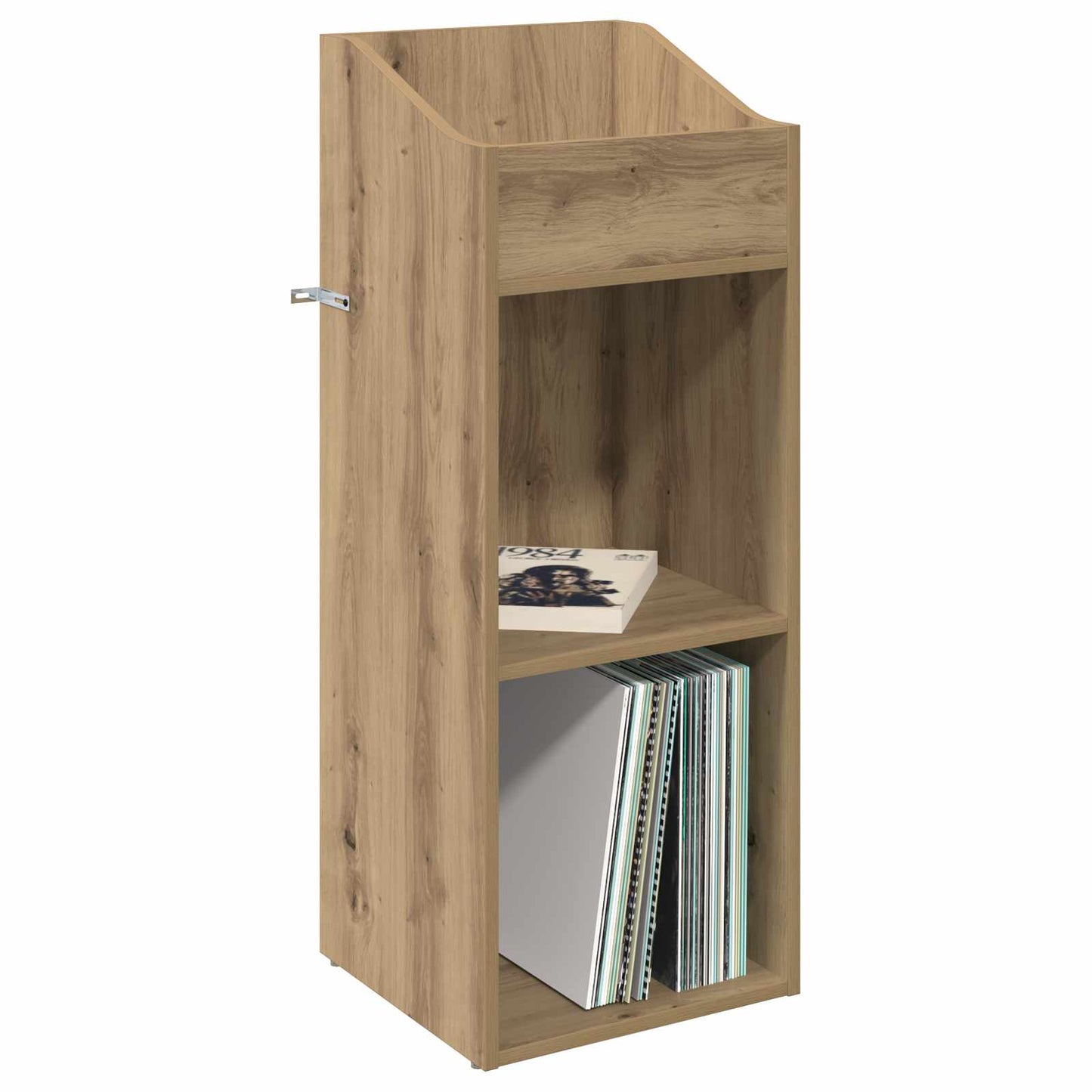 vidaXL Record Cabinet Artisan Oak 36 x 36 x 95.5 cm Engineered Wood