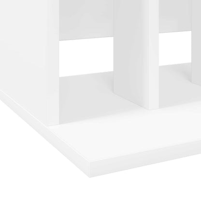 vidaXL Vinyl Record Storage White 42 x 33 x 36 cm Engineered Wood