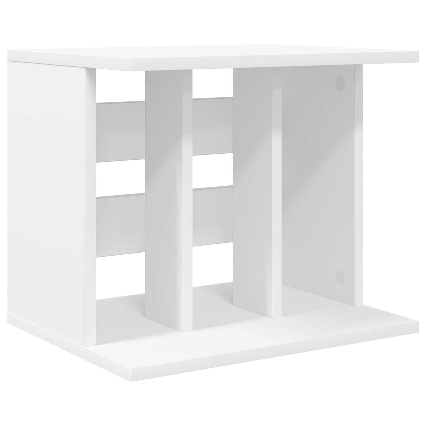 vidaXL Vinyl Record Storage White 42 x 33 x 36 cm Engineered Wood