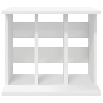 vidaXL Vinyl Record Storage White 42 x 33 x 36 cm Engineered Wood