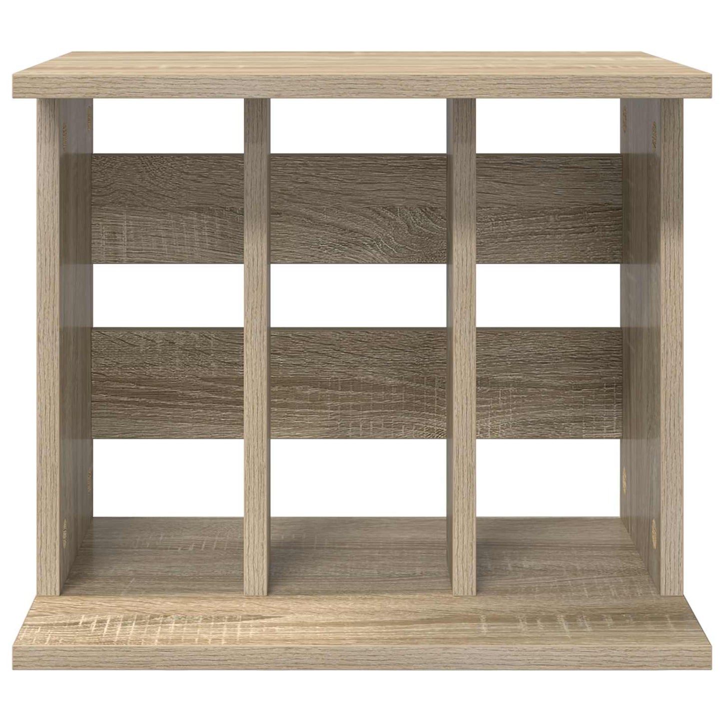 vidaXL Vinyl Record Storage Sonoma Oak 42 x 33 x 36 cm Engineered Wood