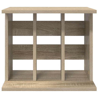 vidaXL Vinyl Record Storage Sonoma Oak 42 x 33 x 36 cm Engineered Wood