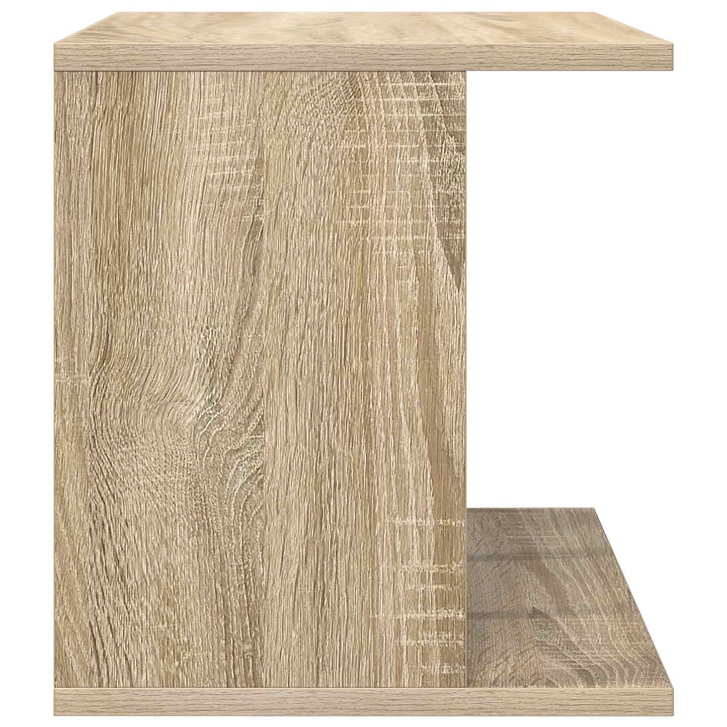vidaXL Vinyl Record Storage Sonoma Oak 42 x 33 x 36 cm Engineered Wood
