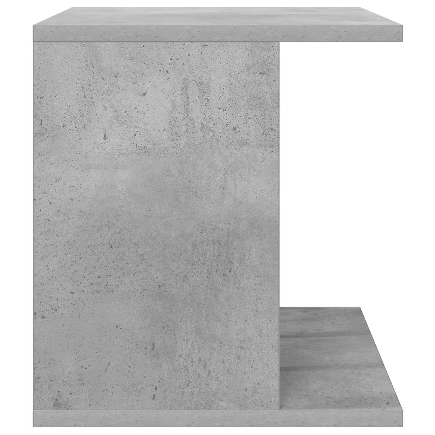 vidaXL Vinyl Record Storage Concrete Grey 42 x 33 x 36 cm