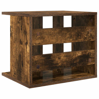 vidaXL Vinyl Record Storage Smoked Oak 42 x 33 x 36 cm Engineered Wood