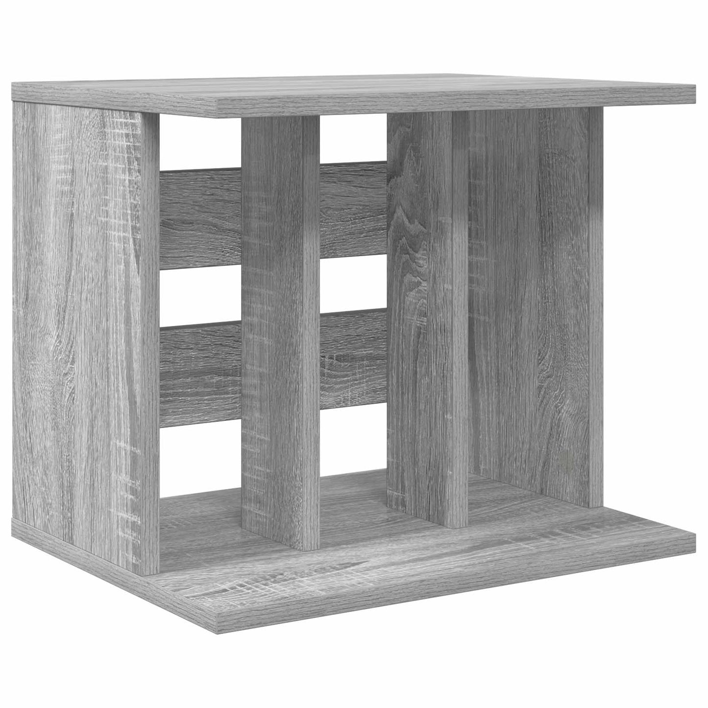 vidaXL Vinyl Record Storage Grey Sonoma 42 x 33 x 36 cm