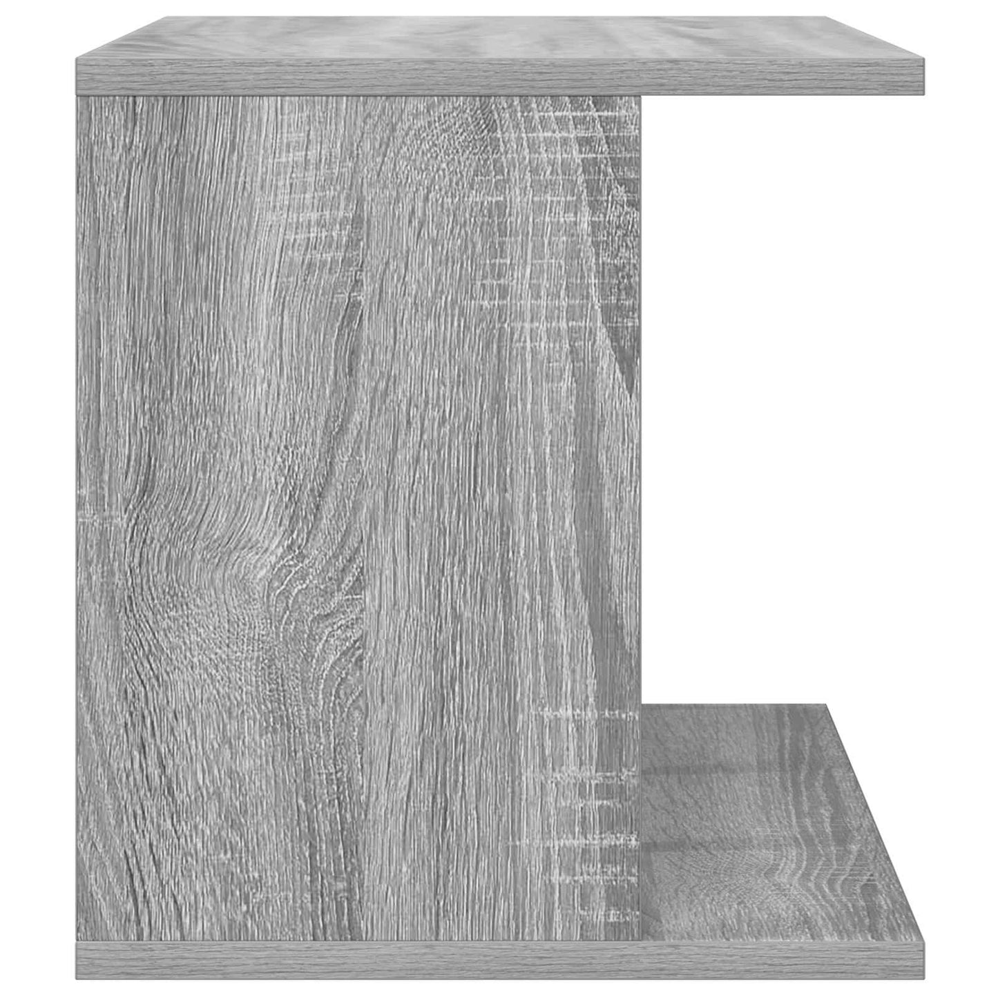 vidaXL Vinyl Record Storage Grey Sonoma 42 x 33 x 36 cm