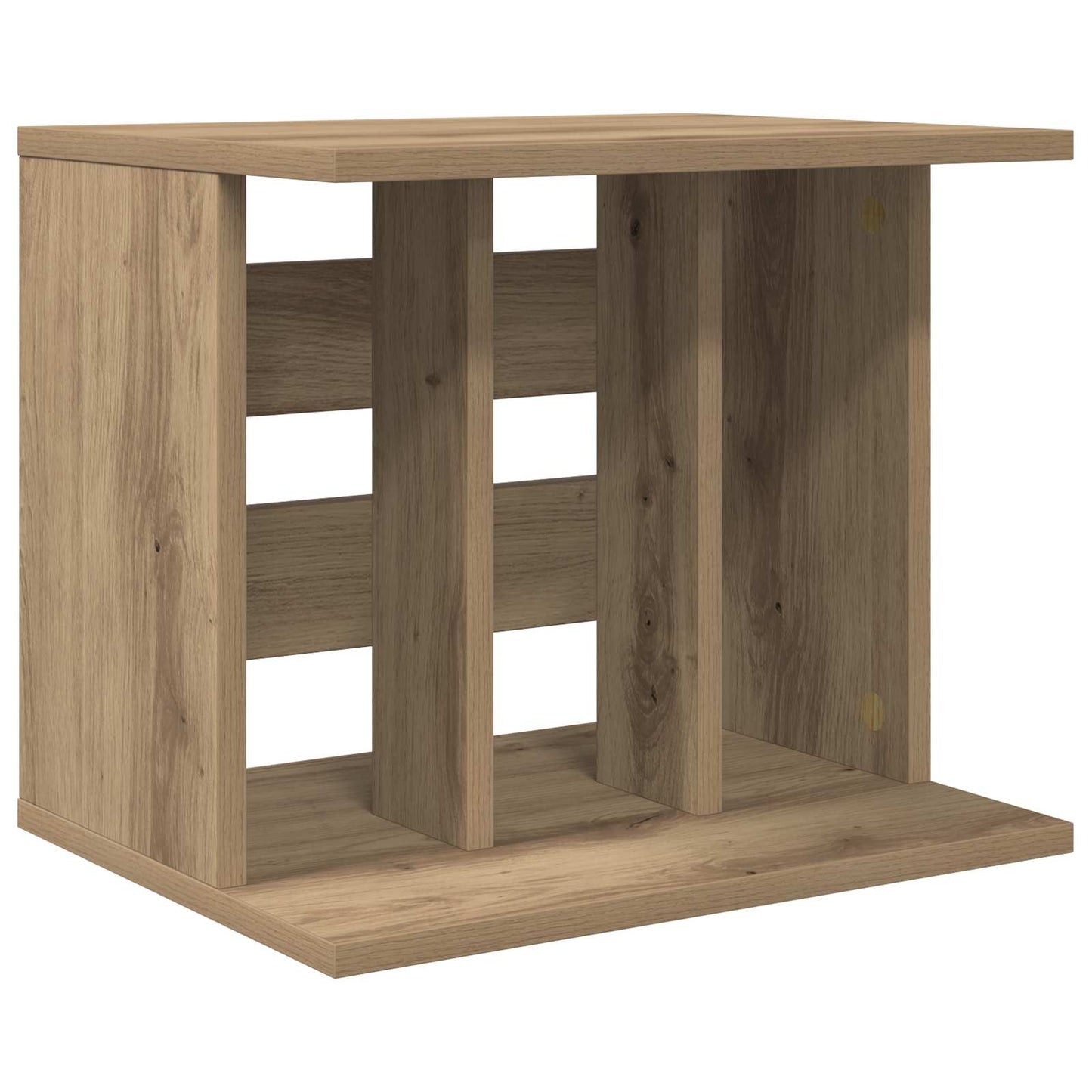 vidaXL Vinyl Record Storage Artisan Oak 42 x 33 x 36 cm