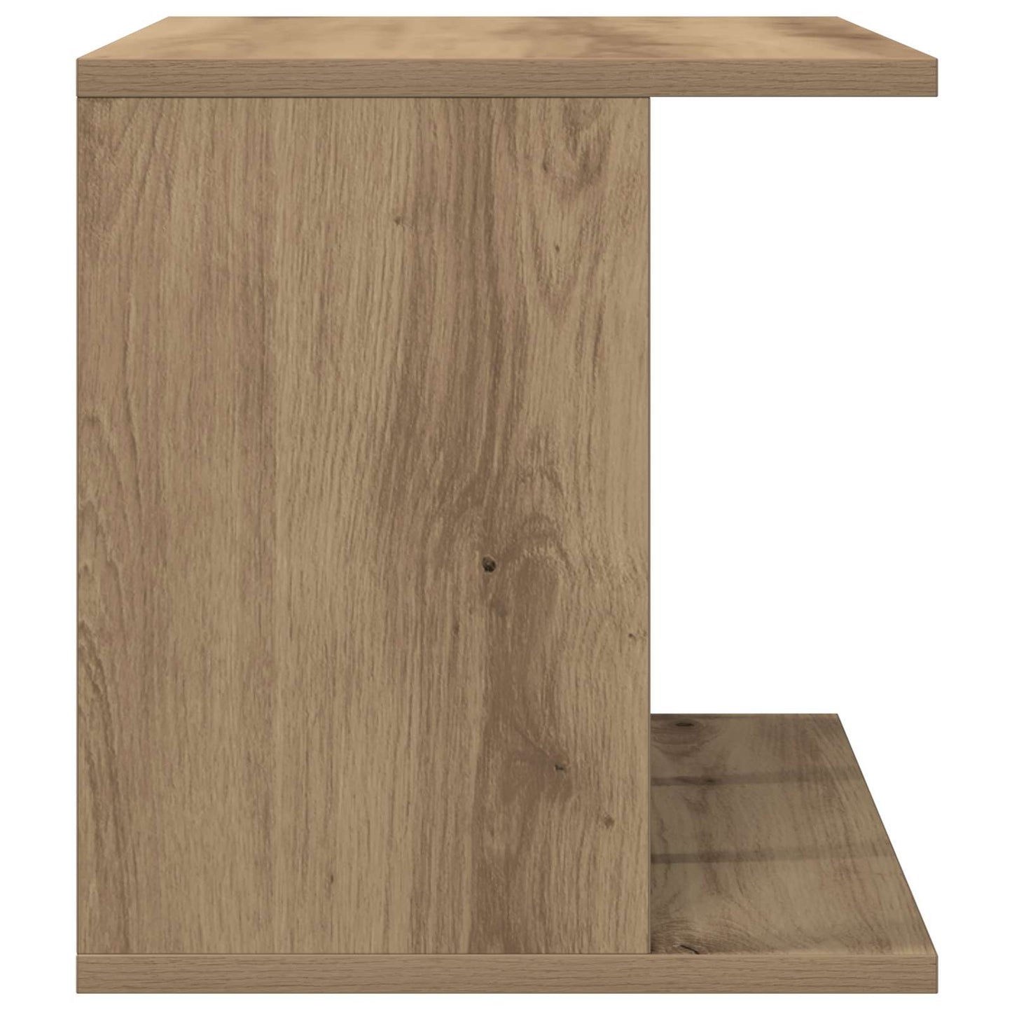 vidaXL Vinyl Record Storage Artisan Oak 42 x 33 x 36 cm