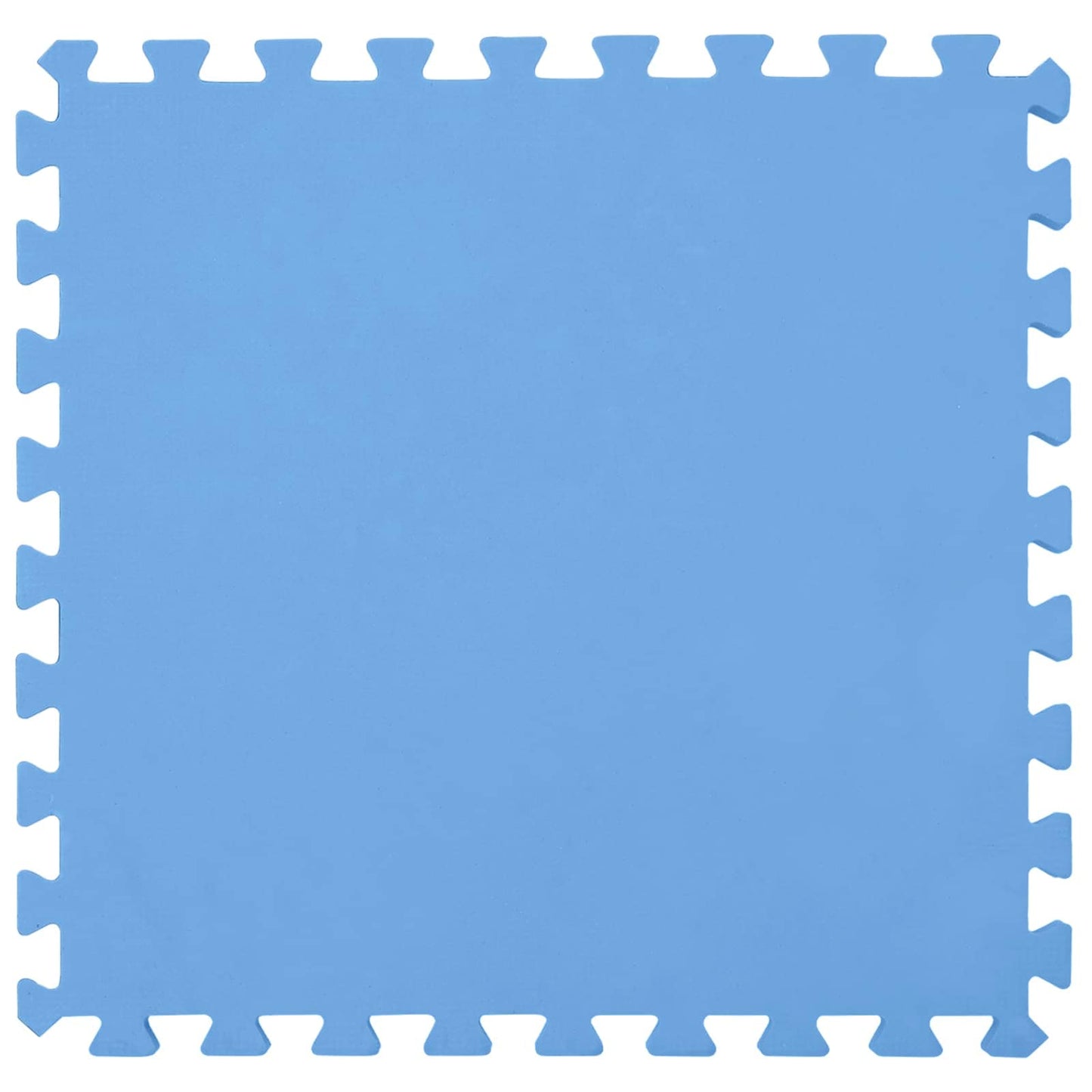 vidaXL Pool Ground Mat 16 pcs Ø 235 cm Round EVA Foam Blue