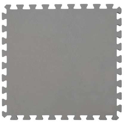 vidaXL Pool Ground Mat 36 pcs Ø 350 cm Round EVA Foam Grey