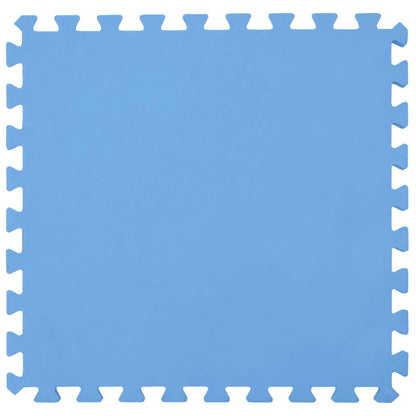 vidaXL Pool Ground Mat 36 pcs Ø 350 cm Round EVA Foam Blue