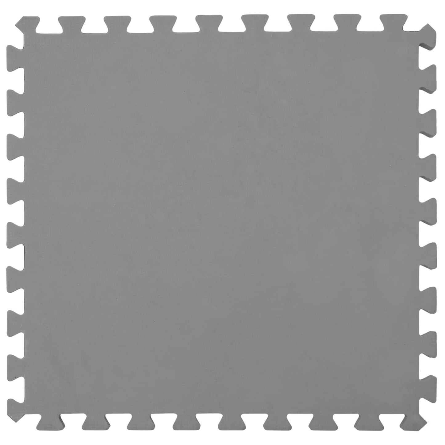 vidaXL Pool Ground Mat 49 pcs Ø 408 cm Round EVA Foam Grey
