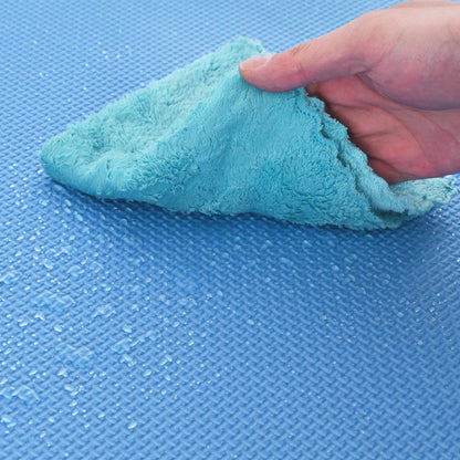 vidaXL Pool Ground Mat 49 pcs Ø 408 cm Round EVA Foam Blue