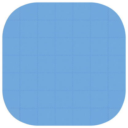 vidaXL Pool Ground Mat 49 pcs Ø 408 cm Round EVA Foam Blue