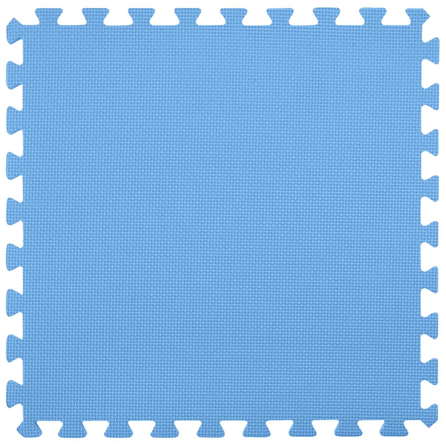 vidaXL Pool Ground Mat 49 pcs Ø 408 cm Round EVA Foam Blue