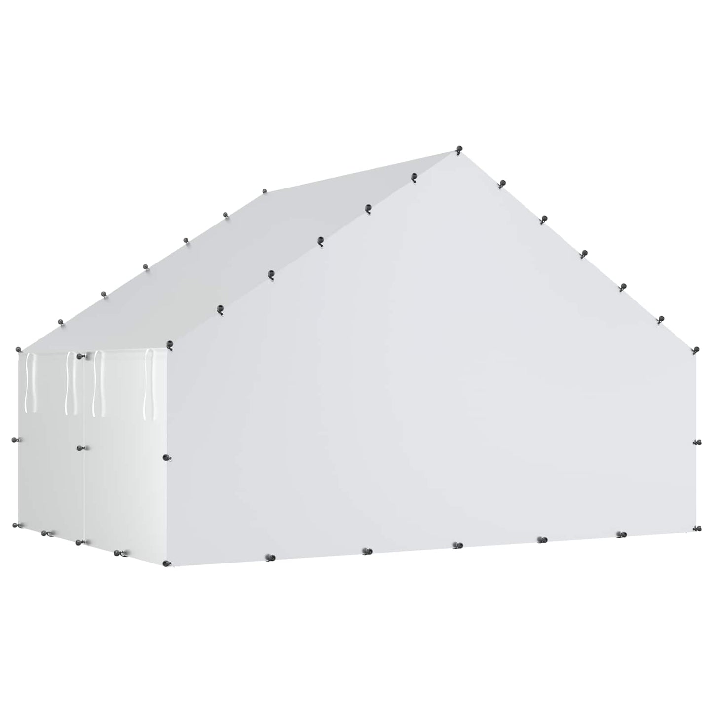 vidaXL Chicken Coop with Roof Silver 300 x 200 x 190 cm