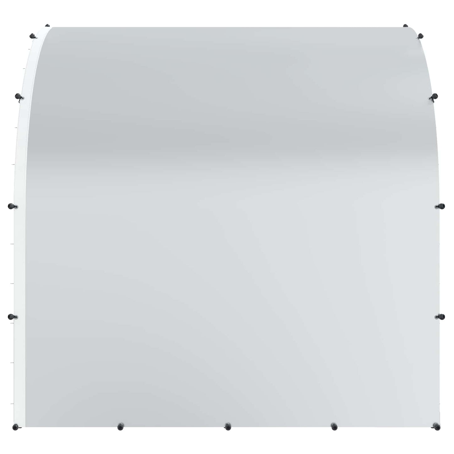 vidaXL Chicken Coop Silver 200 x 200 x 200 cm Galvanised Steel