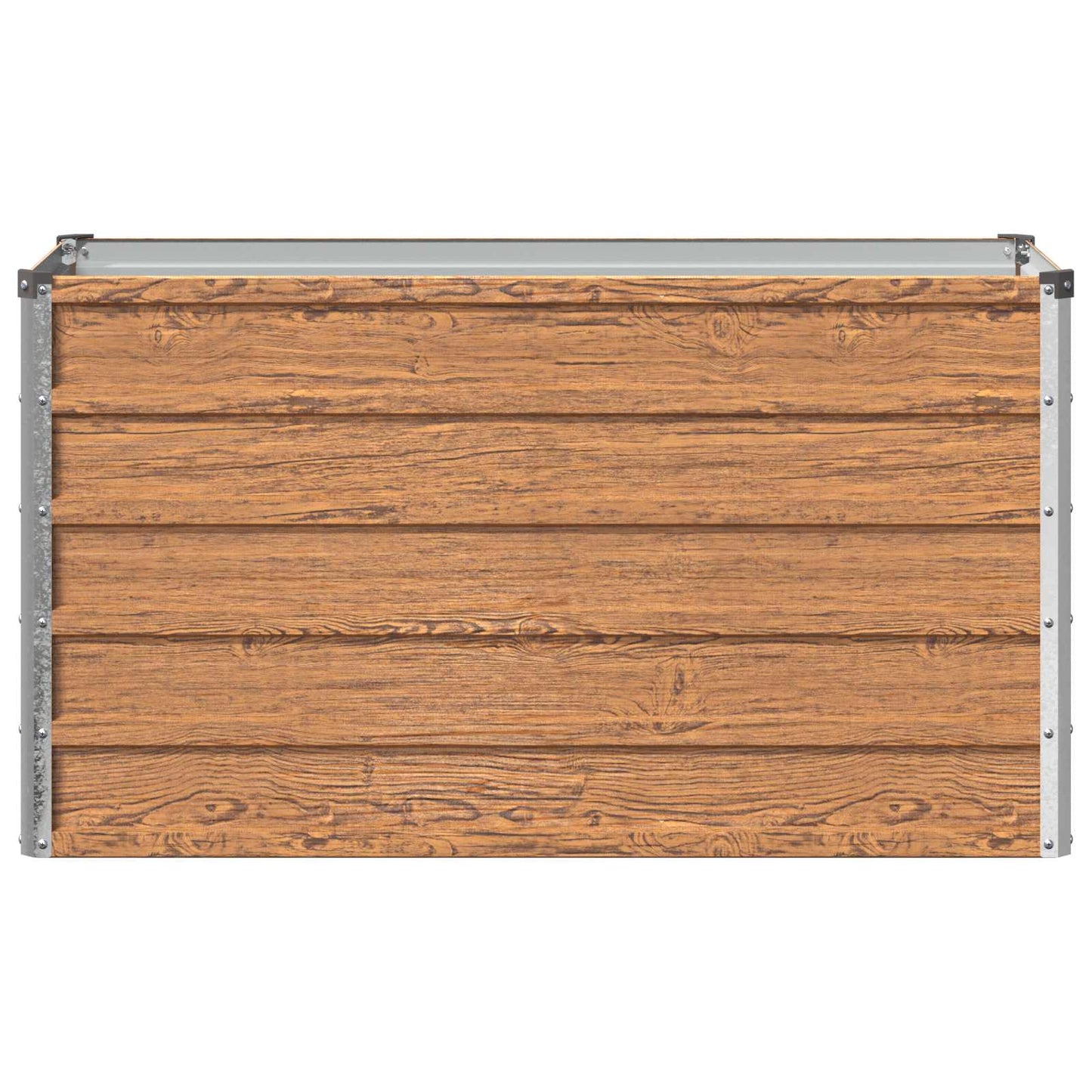 vidaXL Raised Garden Bed Wood Brown 100 x 40 x 55 cm cold-rolled steel