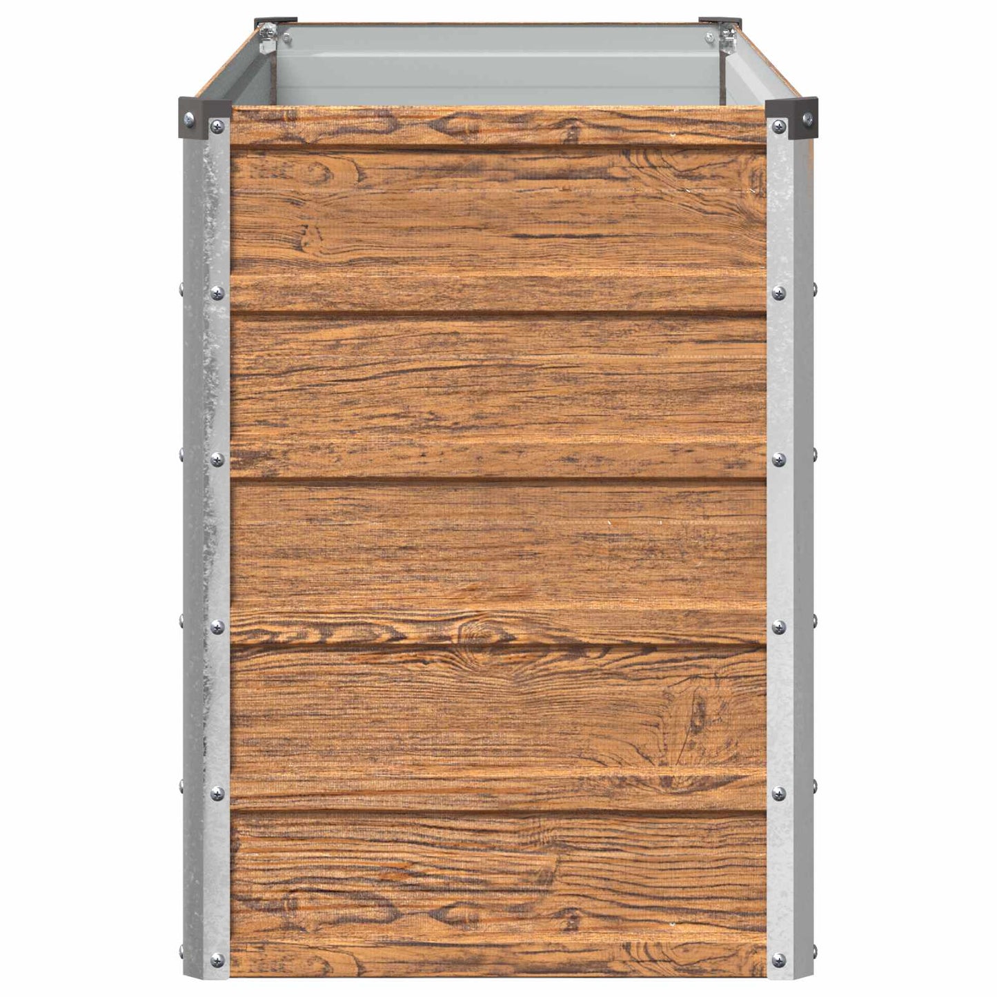 vidaXL Raised Garden Bed Wood Brown 100 x 40 x 55 cm cold-rolled steel