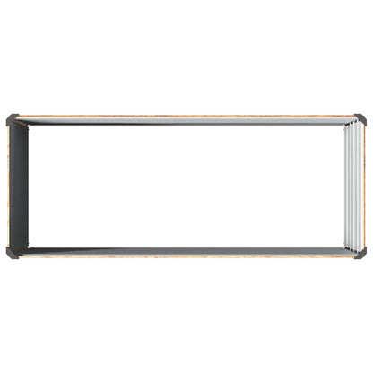 vidaXL Raised Garden Bed Wood Brown 100 x 40 x 55 cm cold-rolled steel