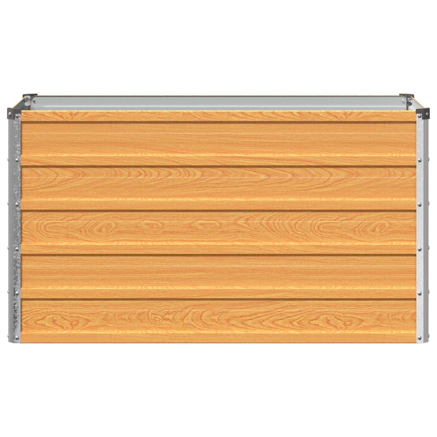 vidaXL Raised Garden Bed Natural 100 x 40 x 55 cm cold-rolled steel