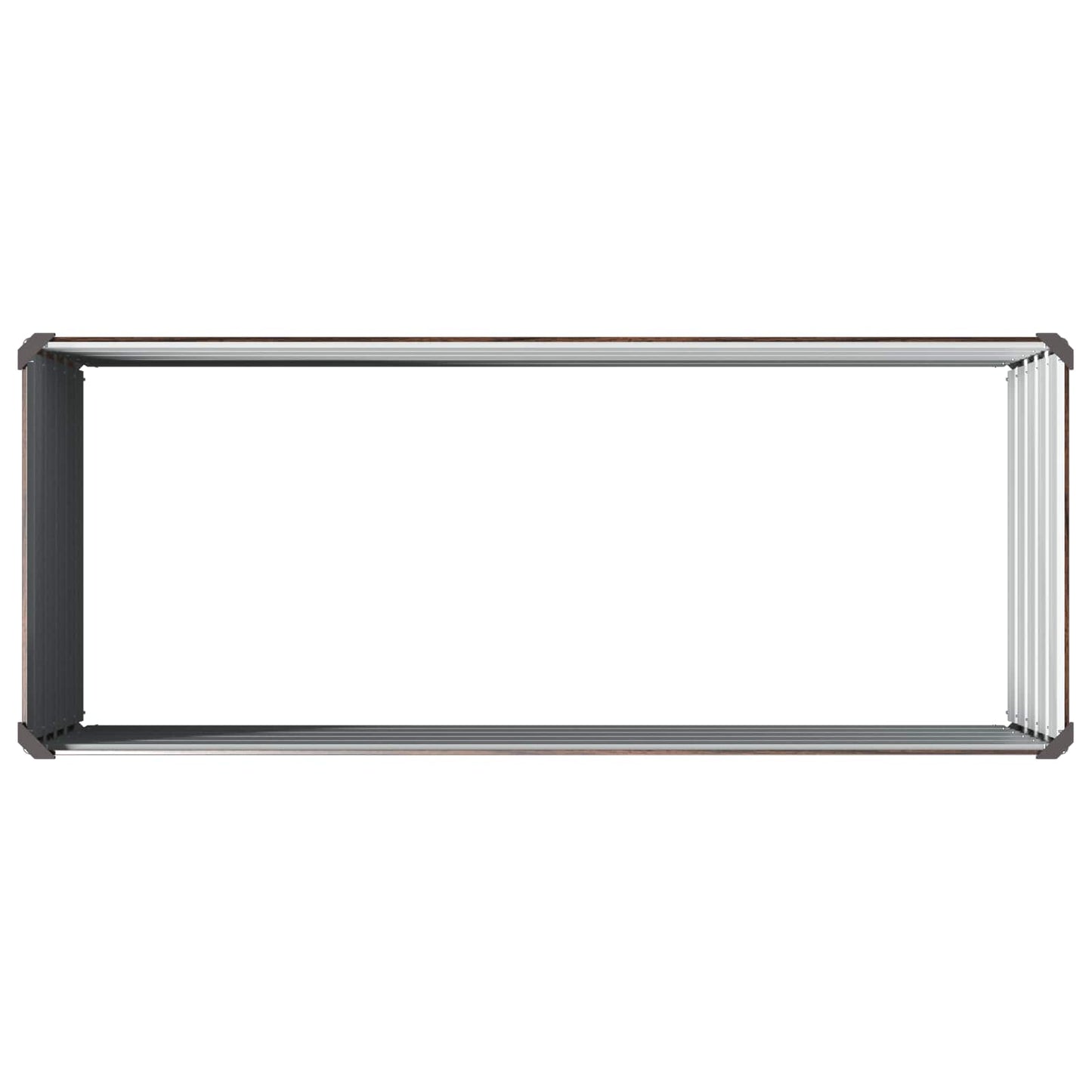 vidaXL Raised Garden Bed Black 100 x 40 x 55 cm cold-rolled steel