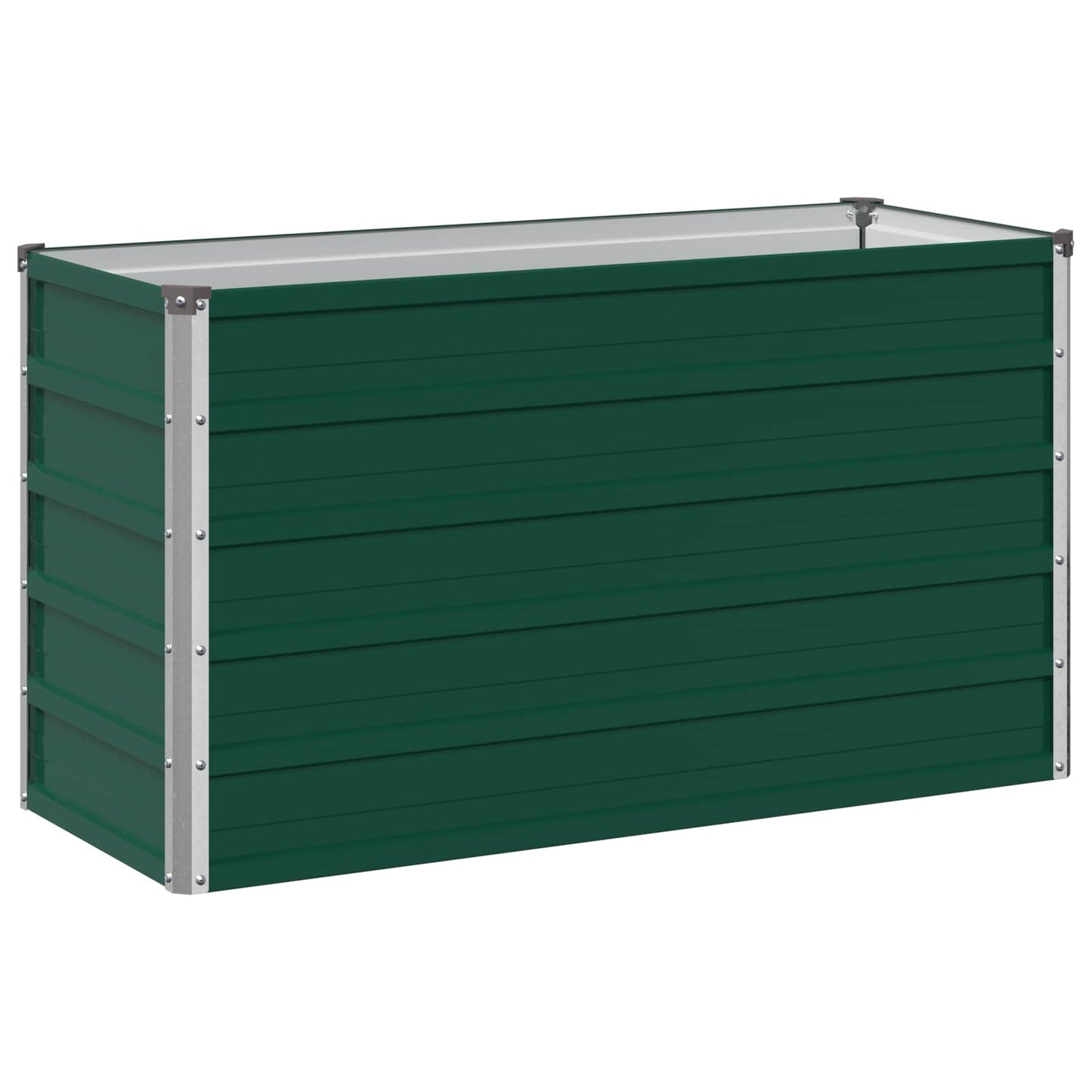 vidaXL Raised Garden Bed Green 100 x 40 x 55 cm cold-rolled steeel